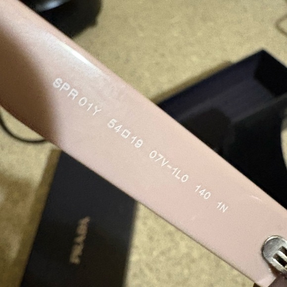 Prada Logo Pink Oversized Cat-Eye Sunglasses - Picture 9 of 13